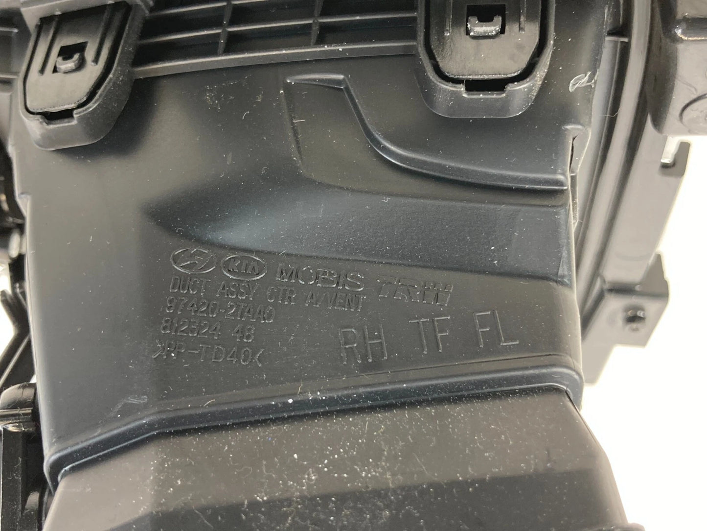 2014-2015 KIA OPTIMA CENTER DASH RADIO BEZEL AIR VENT OUTLET DUCT 974202TAA0 OEM