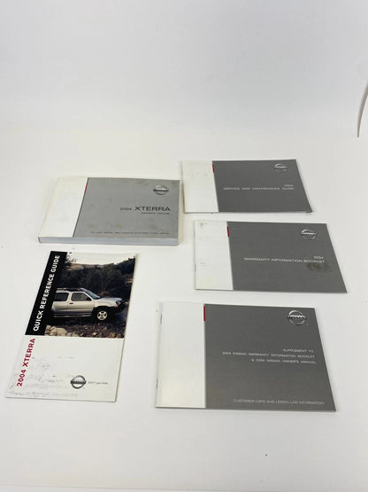 2004 04 NISSAN XTERRA OWNERS MANUAL GUIDE BOOK WARRANTY INFORMATION W CASE OEM