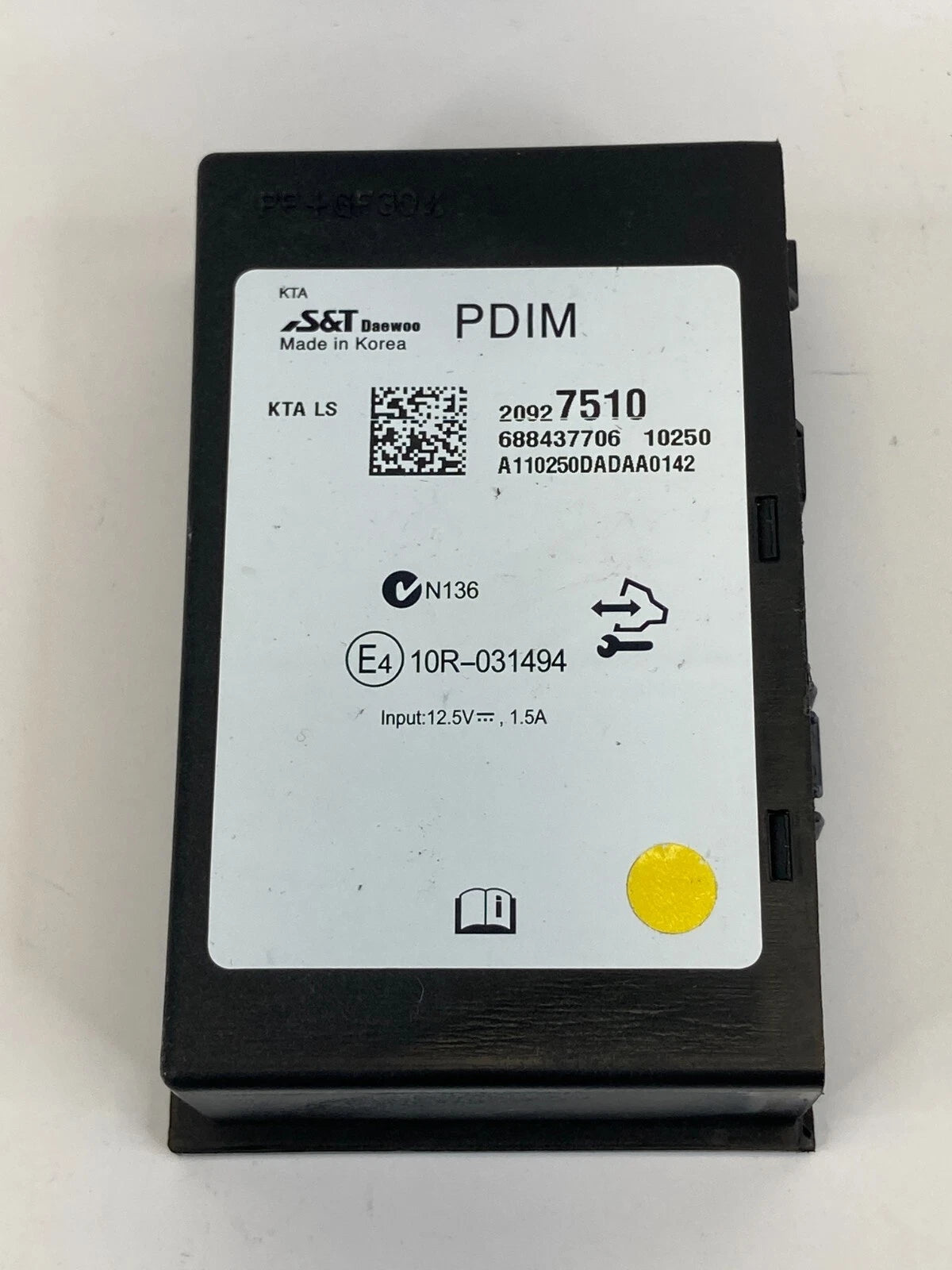 2011 2012 BUICK REGAL MULTI MEDIA PLAYER INTERFACE MODULE UNIT 22796545 OEM