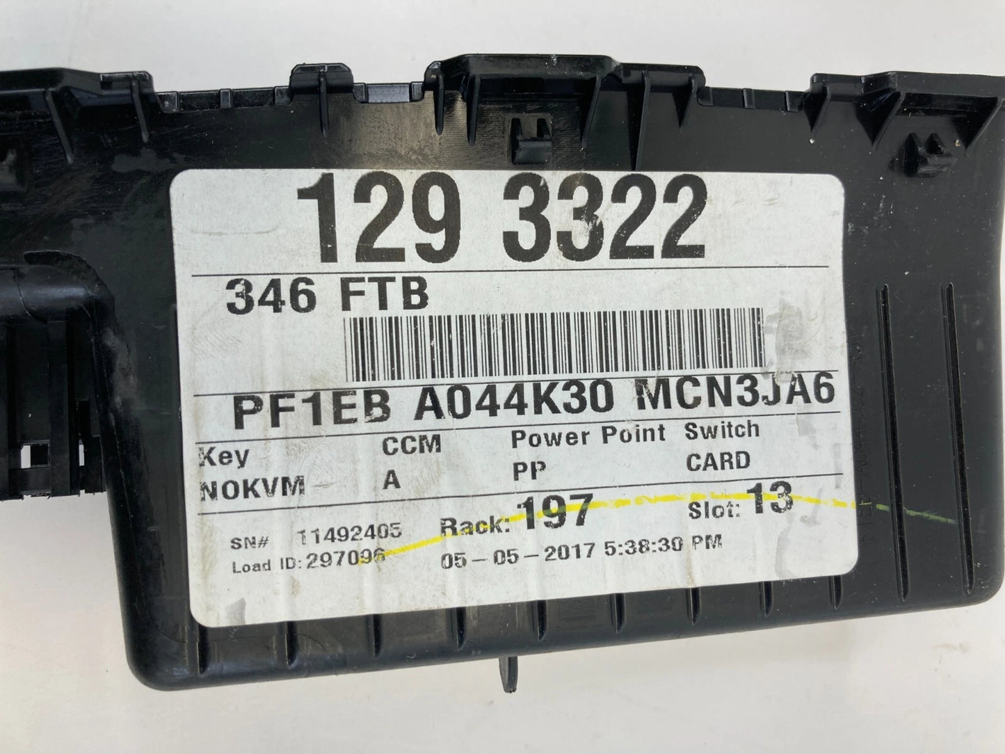 2015-2018 FORD FOCUS CENTER CONSOLE COMPARTMENT TRAY COIN INSERT PF1EB-A044K30