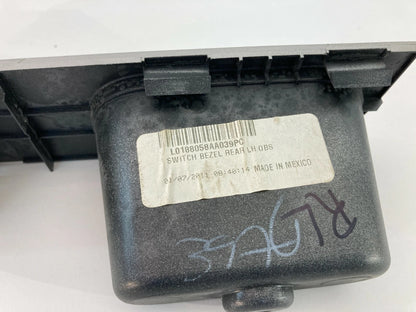 10-12 FORD FUSION REAR LEFT SIDE DOOR POWER WINDOW SWITCH BEZEL TRIM L0188058-AA