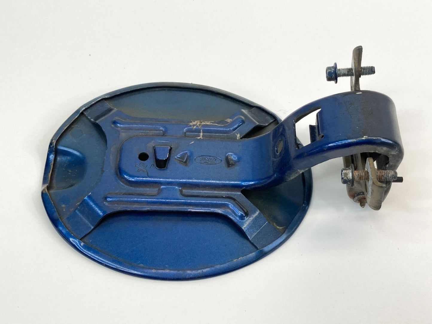 08-11 FORD FOCUS SEDAN FUEL FILLER GAS DOOR LID COVER G9 VISTA BLUE METALLIC OEM