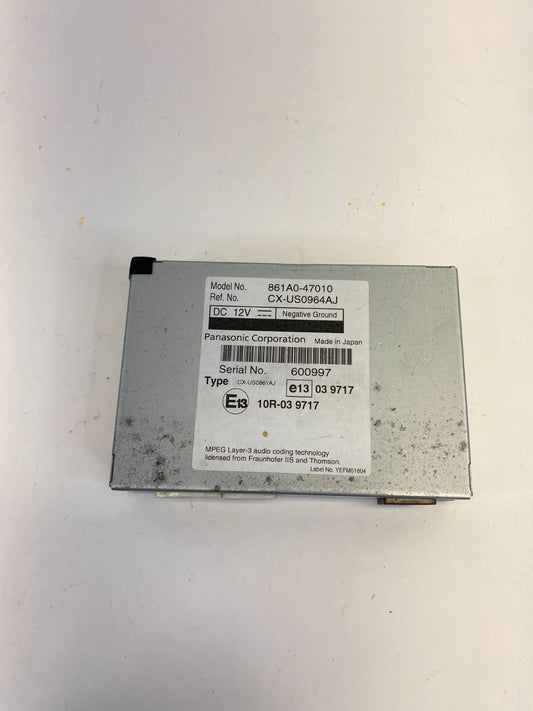 2010-2011 TOYOTA PRIUS MULTIMEDIA INTERFACE CONTROL MODULE OEM 861A0-47010