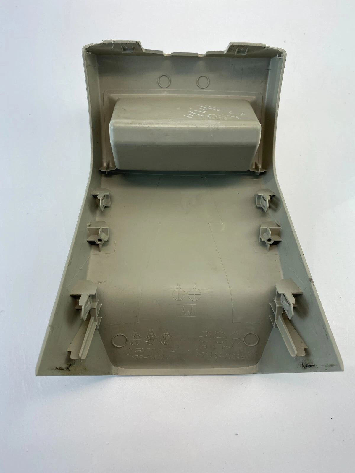 2010-2014 SUBARU LEGACY CENTER CONSOLE REAR BACK PANEL COVER TRIM 92136AJ00A OEM