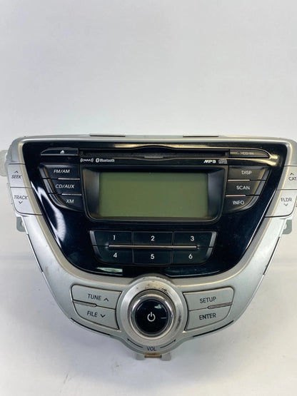 11-13 HYUNDAI ELANTRA RADIO AM/FM RECEIVER MP3 W DISPLAY SCREEN 961703X161BL OEM