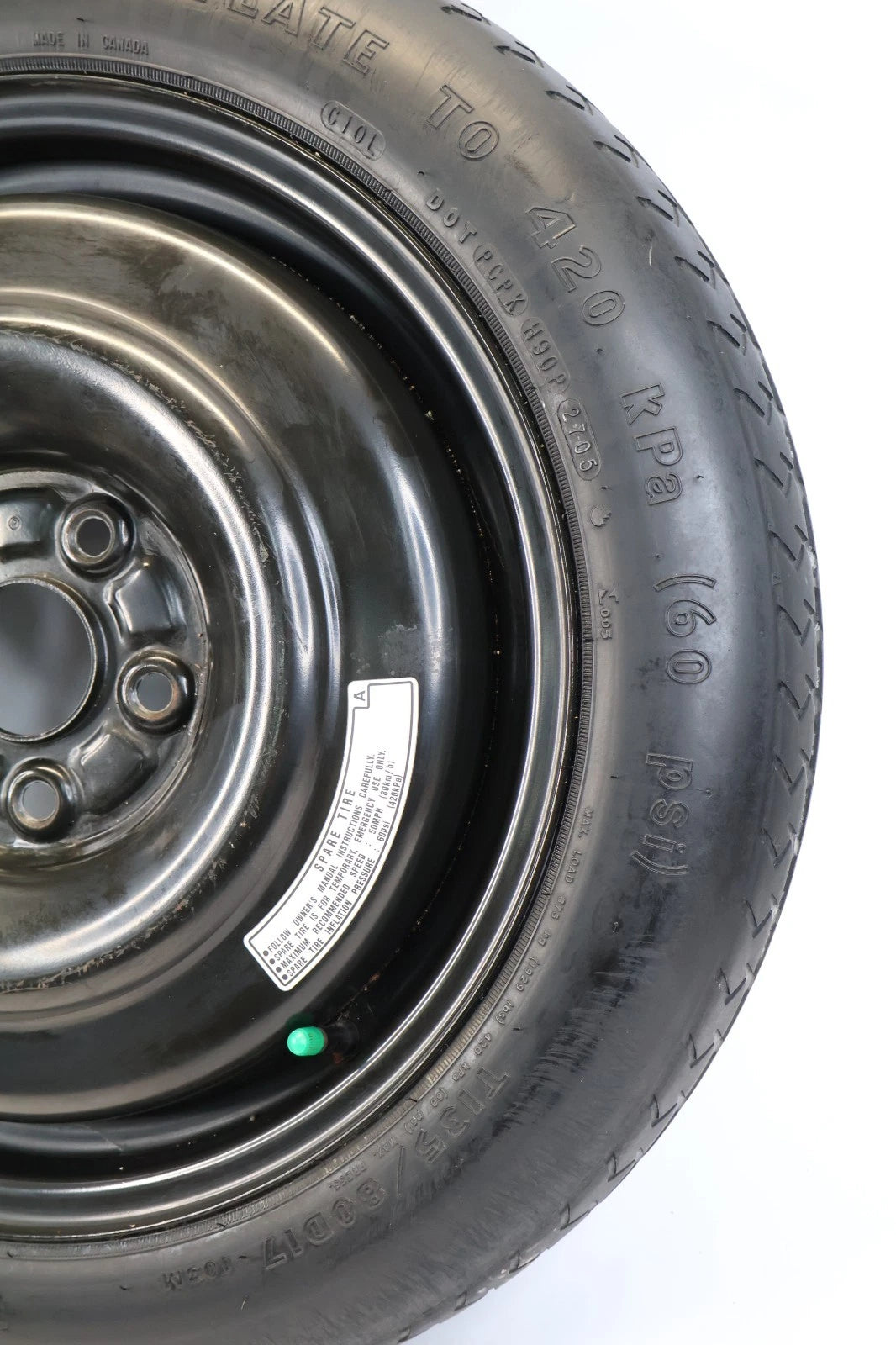 2005-2010 HONDA ODYSSEY EMERGENCY SPARE TIRE RIM WHEEL DONUT T135/80D17 103M