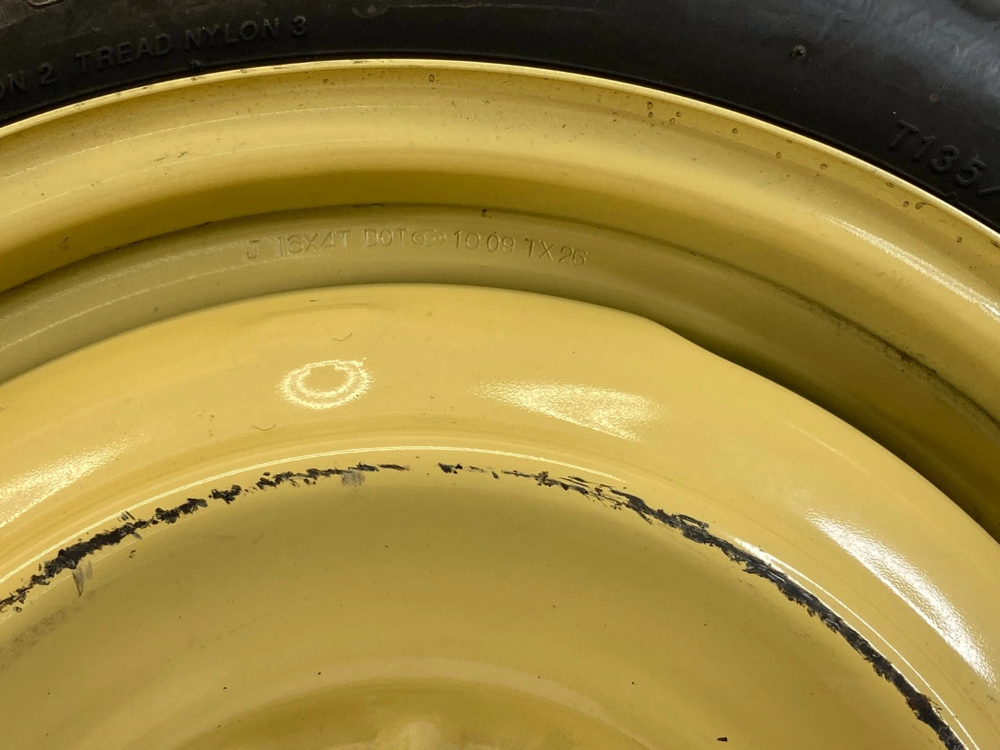 2004-2015 TOYOTA PRIUS EMERGENCY SPARE TIRE WHEEL COMPACT DONUT T135/80D16 101M