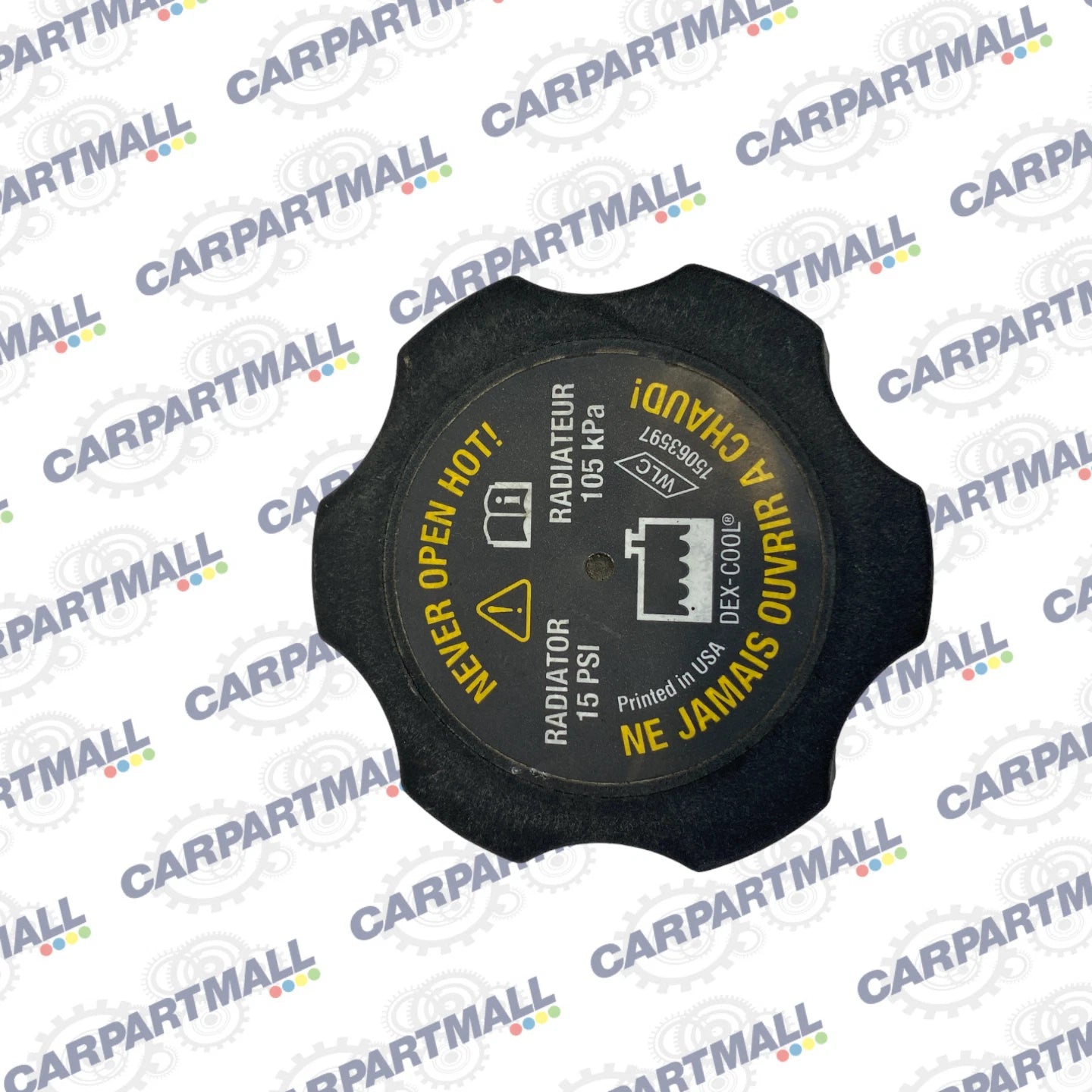 2000-2013 GMC YUKON 5.3L XL 1500 / 2500 RADIATOR COOLANT RESERVOIR CAP COVER OEM