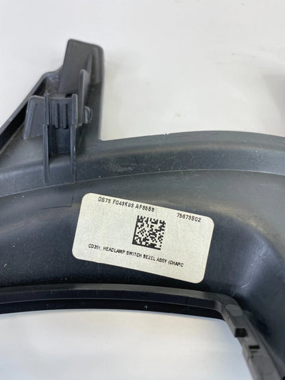 2013-2016 FORD FUSION HEADLIGHT SWITCH BEZEL TRIM LEFT OEM FACTORY DS73F043K93AF