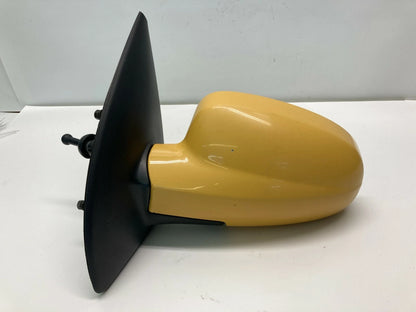 2004 2005 CHEVROLET AVEO LEFT DRIVER SIDE VIEW MANUAL DOOR MIRROR YELLOW LH OEM