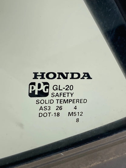 2001-2006 ACURA MDX REAR LEFT BACK WINDOW QUARTER VENT GLASS 73491-S3V-A0 OEM