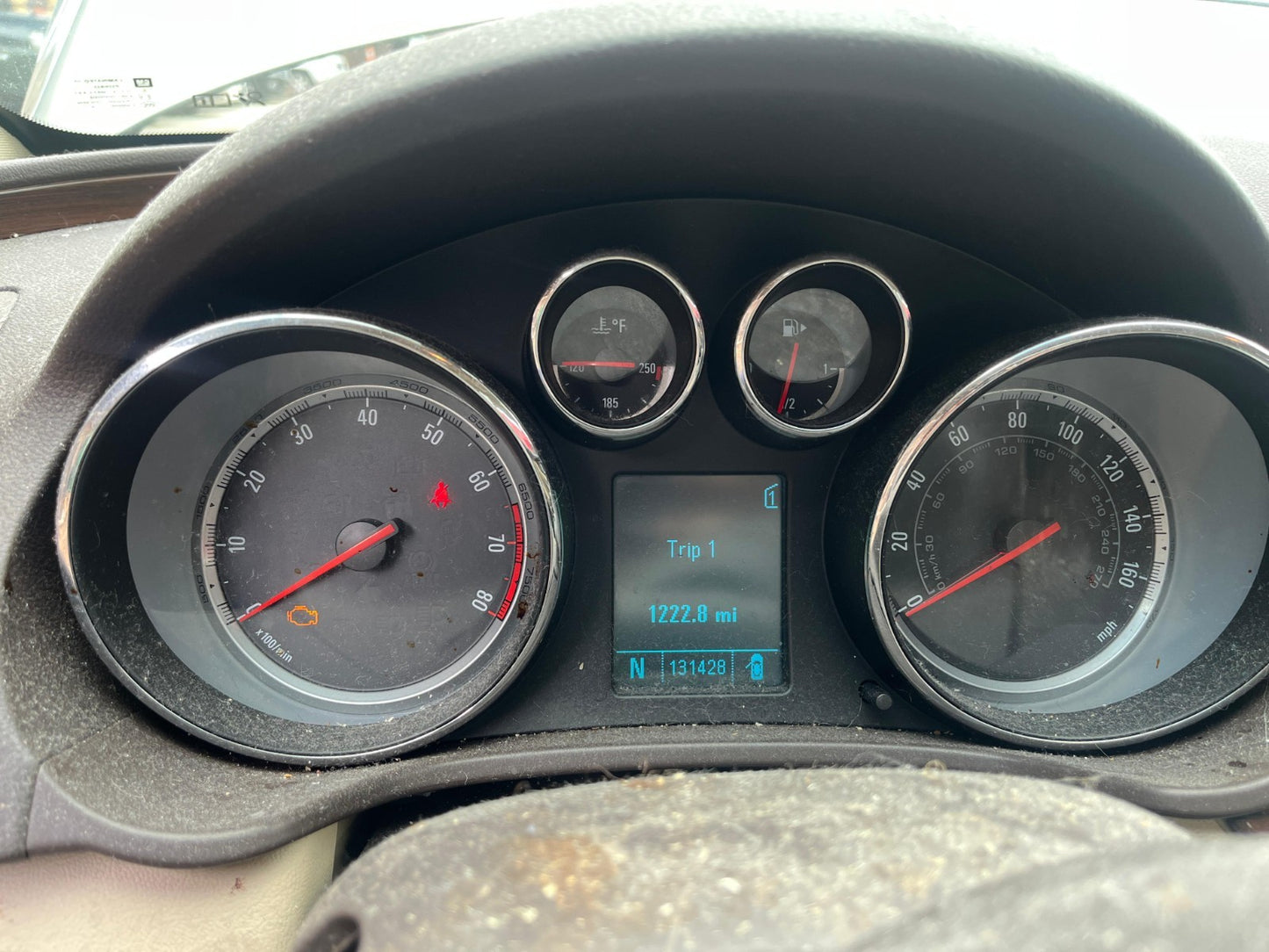 2011 11 Buick Regal 2.4L Dash Instrument Cluster Speedometer Gauges 131.428Miles
