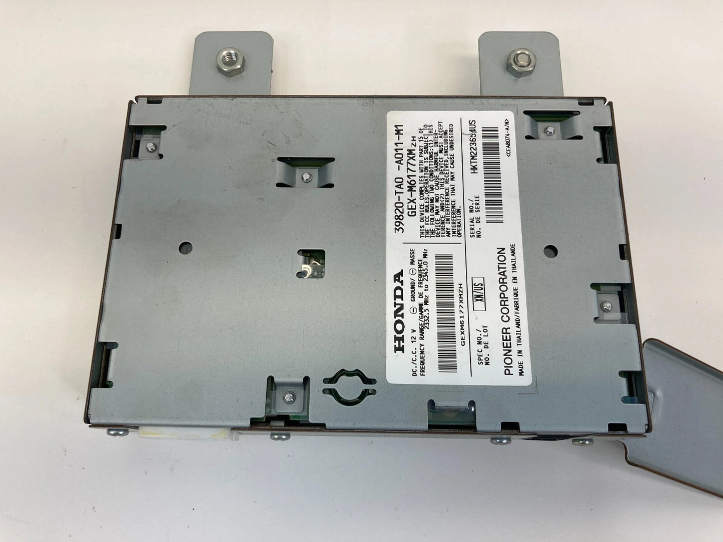 2008-2012 HONDA ACCORD RADIO ANTENNA SATELLITE RECEIVER MODULE 39820-TA0-A01 OEM