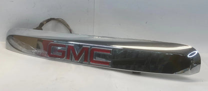 07-12 GMC ACADIA REAR TRUNK LID CHROME TRIM MOLDING WITH REAR VIEW CAMERA OEM