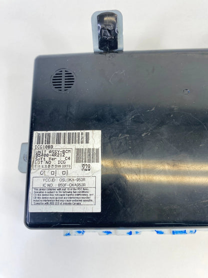 12 13 14 15 HYUNDAI SONATA HYBRID 2.4L BODY CONTROL MODULE BCM 95400-4R212 OEM