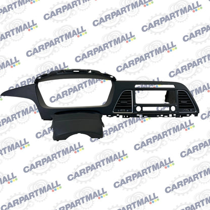 2015-2017 HYUNDAI SONATA UPPER DASH INSTRUMENT CLUSTER PANEL TRIM AC VENTS OEM
