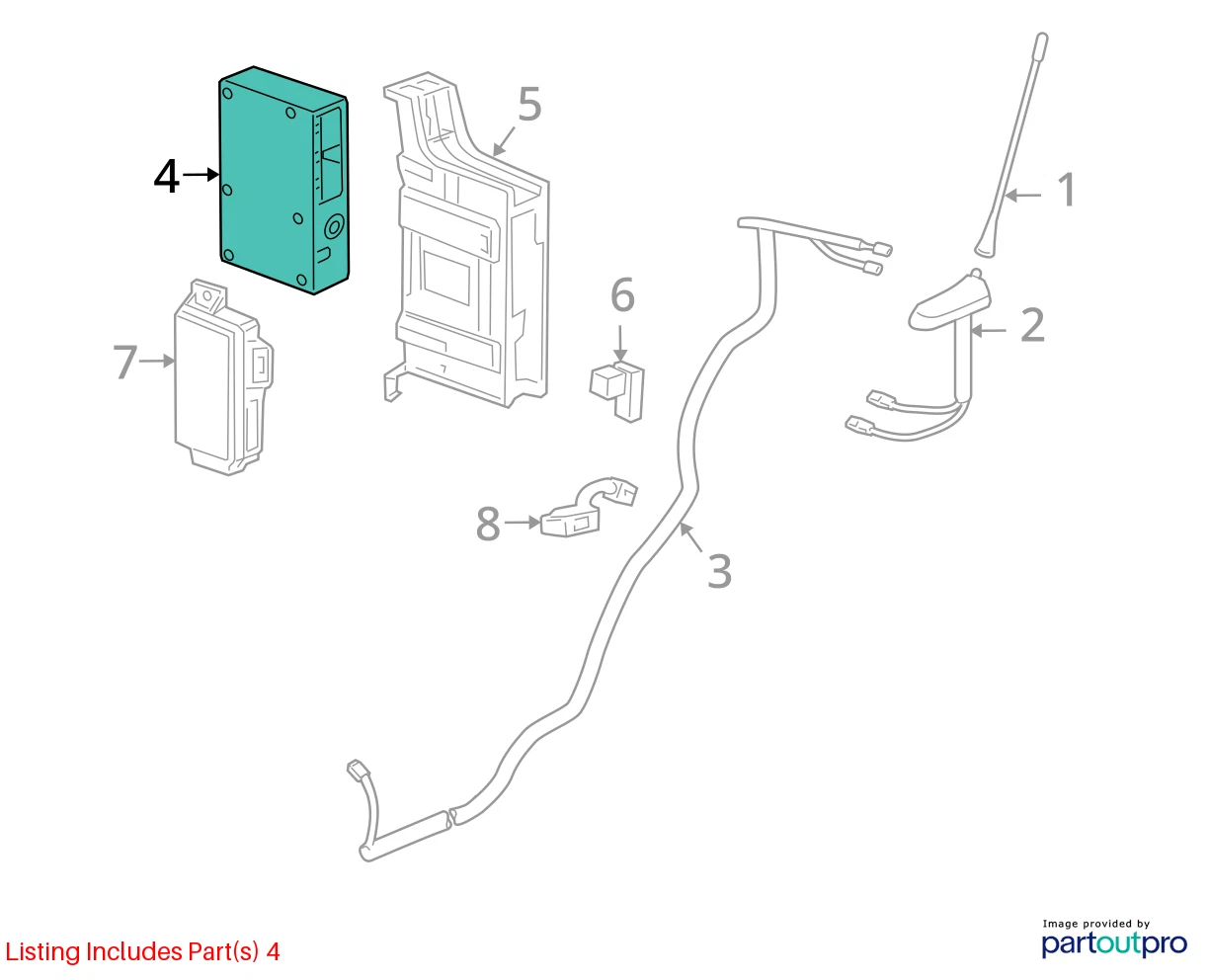 2013 Chevrolet Cruze Onstar Telematics Communication Control Module 22783885 OEM