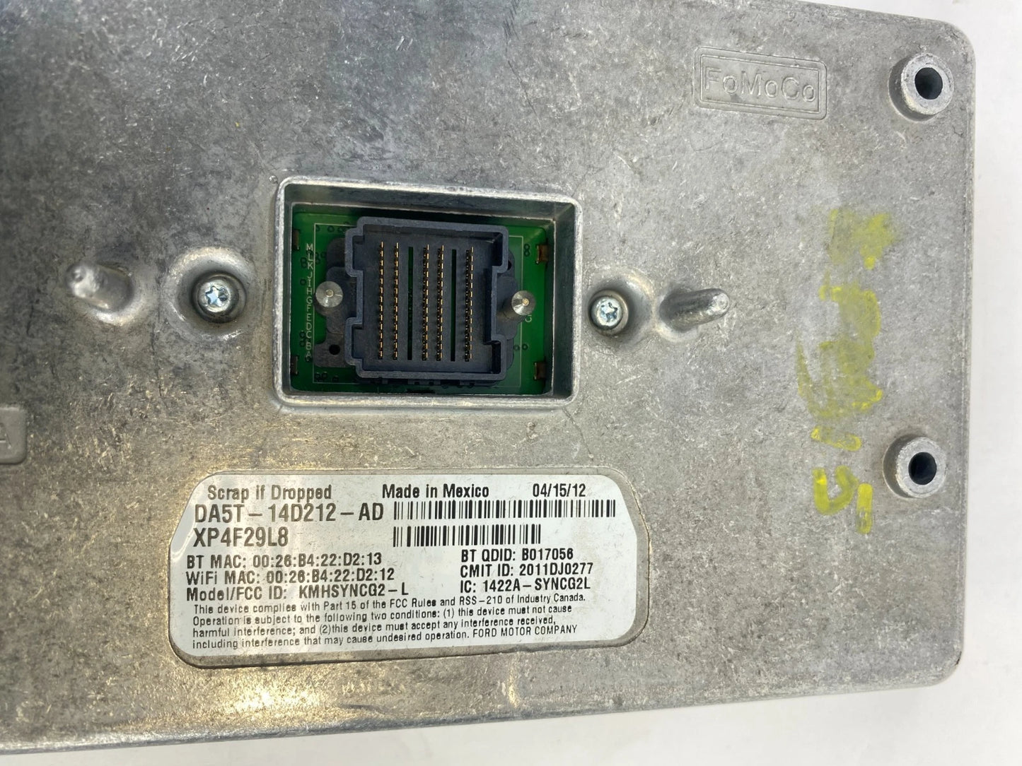 2011-2013 FORD EXPLORER SYNC 2 II APIM RECEIVER CONTROL MODULE DB5T-14F239-AD