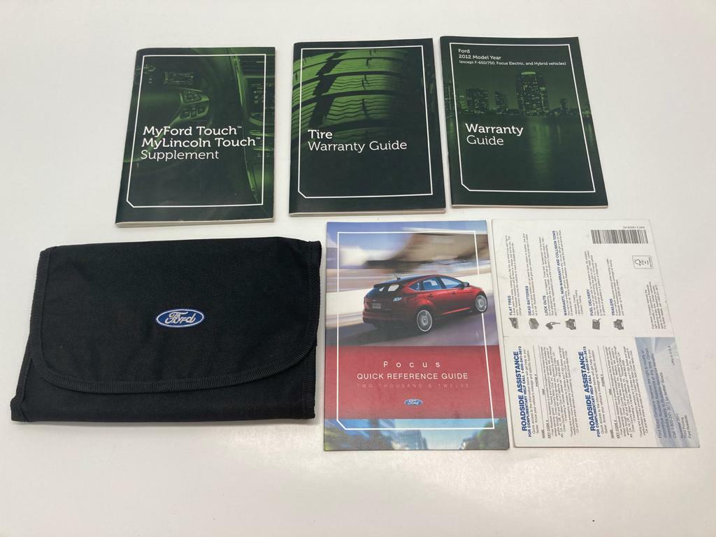 2012 12 Ford Focus Warranty Guide Reference Supplemet Books Set W/ Case OEM