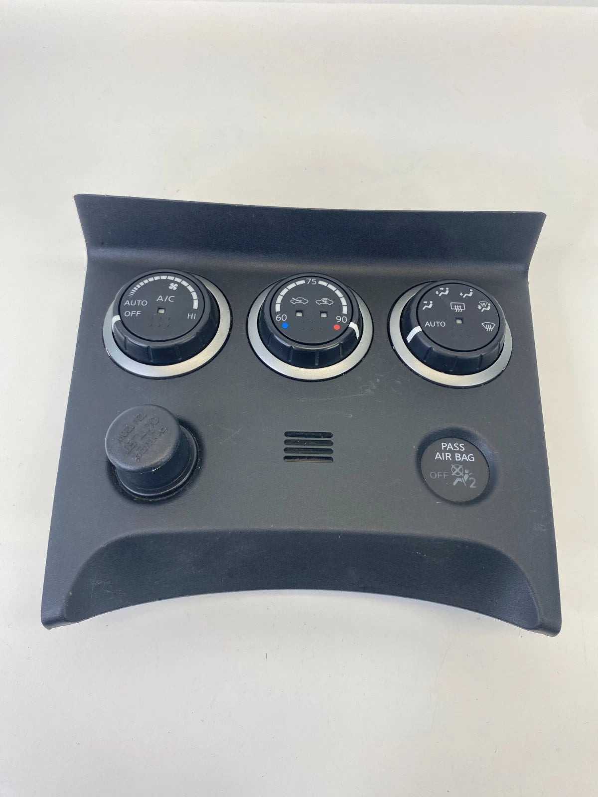 08-13 NISSAN ROGUE AC HVAC TEMPERATURE CLIMATE CONTROL SWITCH W BEZEL 275001VK0A