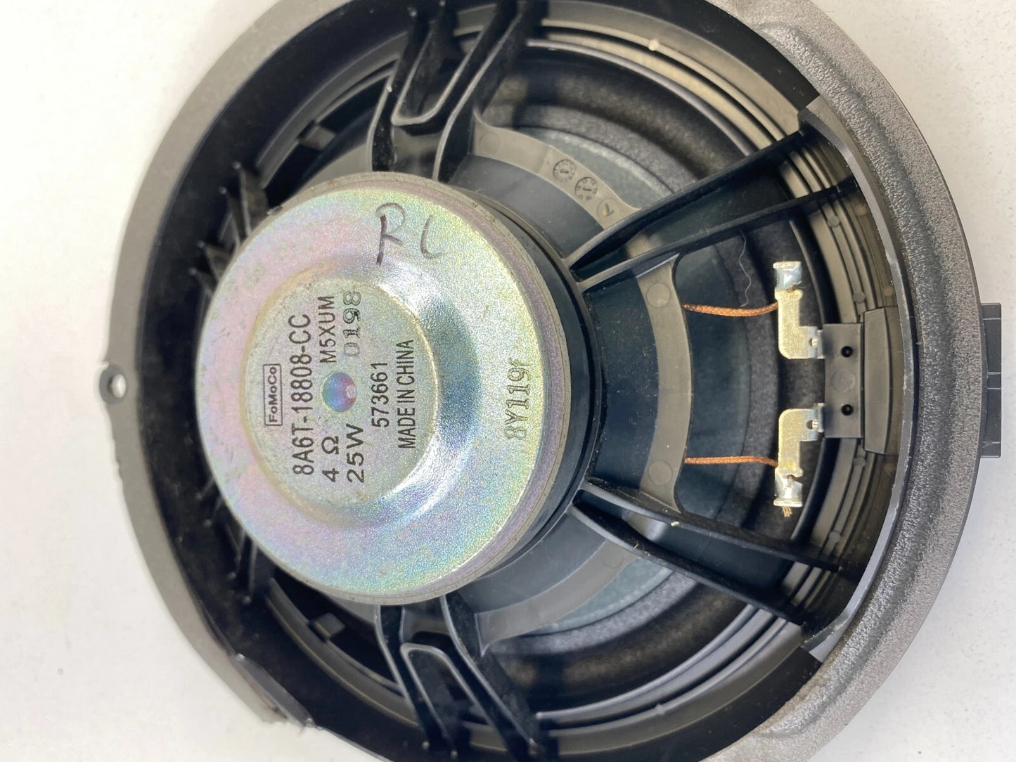 2012-2018 FORD FOCUS REAR LEFT SIDE DOOR AUDIO SPEAKER 8A6T-18808-CC OEM