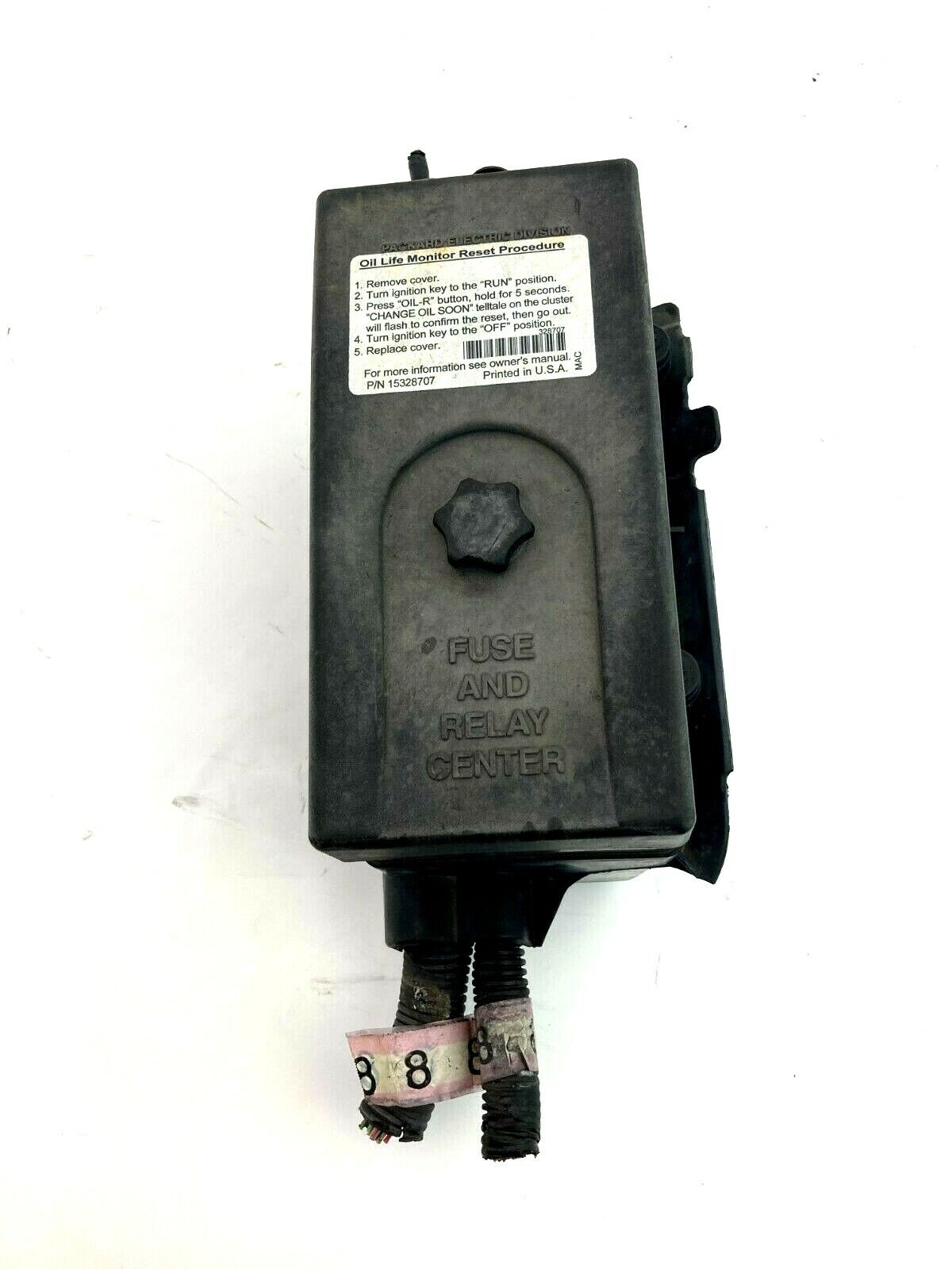 2002 Saturn SL2 Sedan Fuse Box Fusebox Relay Unit Power Distribution 21025035