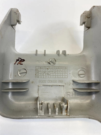 2004-2006 KIA SPECTRA FRONT RIGHT PASSENGER SEAT RAIL TRACK COVER GRAY UNIT OEM