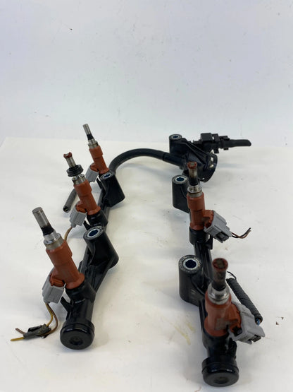 2007-2009 LEXUS RX350 3.5L ENGINE FUEL RAIL W/ INJECTOR INJECTORS SET OF 5 OEM