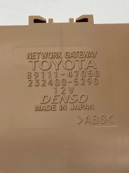2006-2009 TOYOTA PRIUS MULTIPLEX NETWORK GATEWAY COMPUTER MODULE UNIT 8911147050