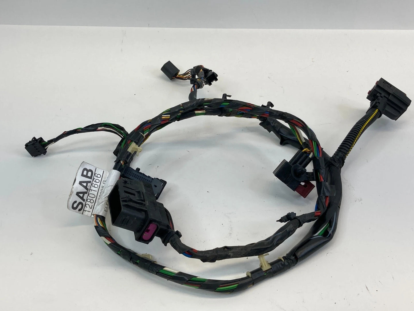 2003-2011 SAAB 9-3 93 SEDAN FRONT RIGHT SIDE DOOR WIRE WIRING CABLE 12801666 OEM