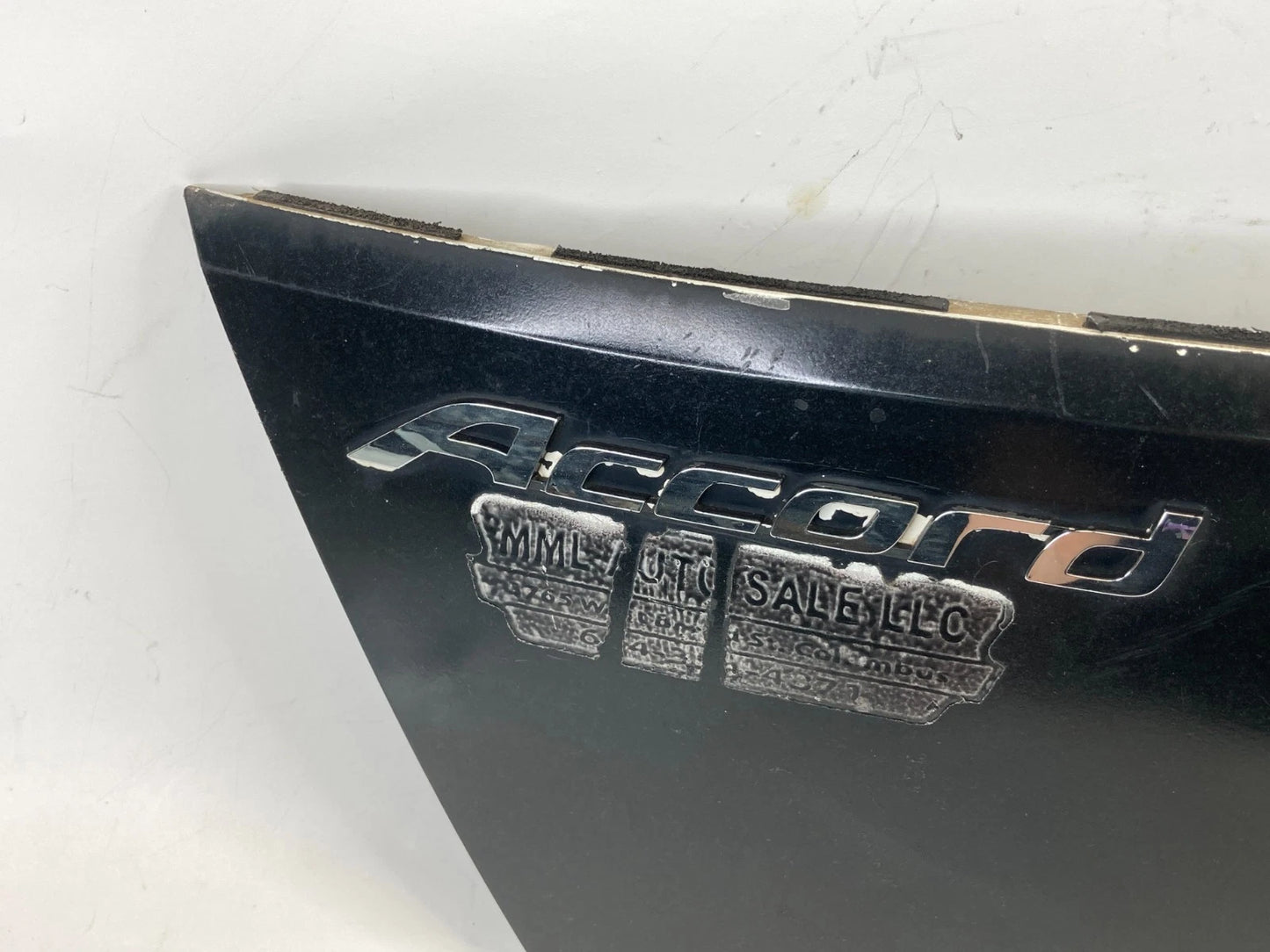 2008-2012 Honda Accord Sedan Rear Trunk License Plate Holder Molding Bezel OEM