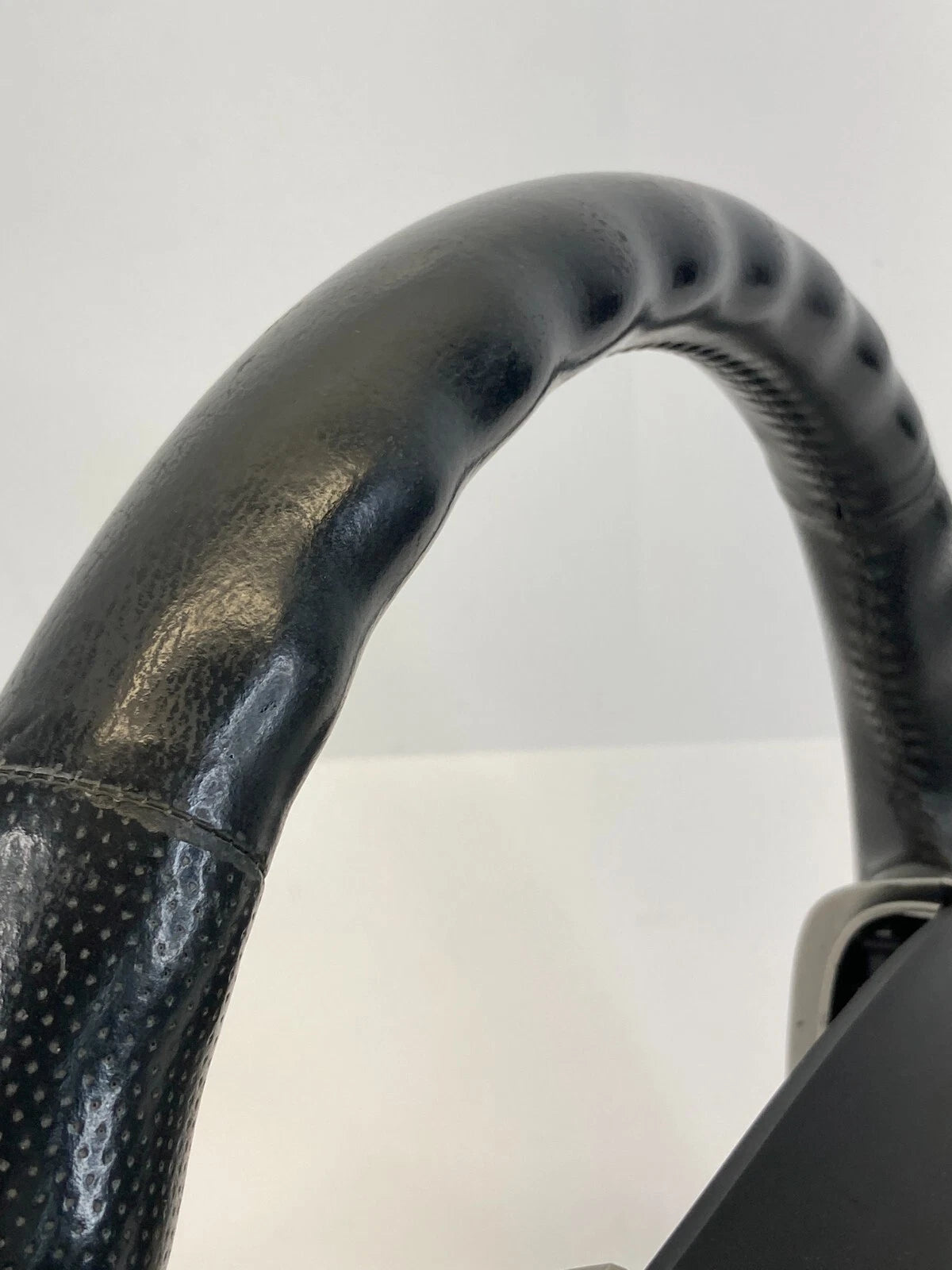 2007 2008 HONDA FIT STEERING WHEEL W/ CRUISE CONTROL SWITCH 3 SPOKE LEATHER OEM