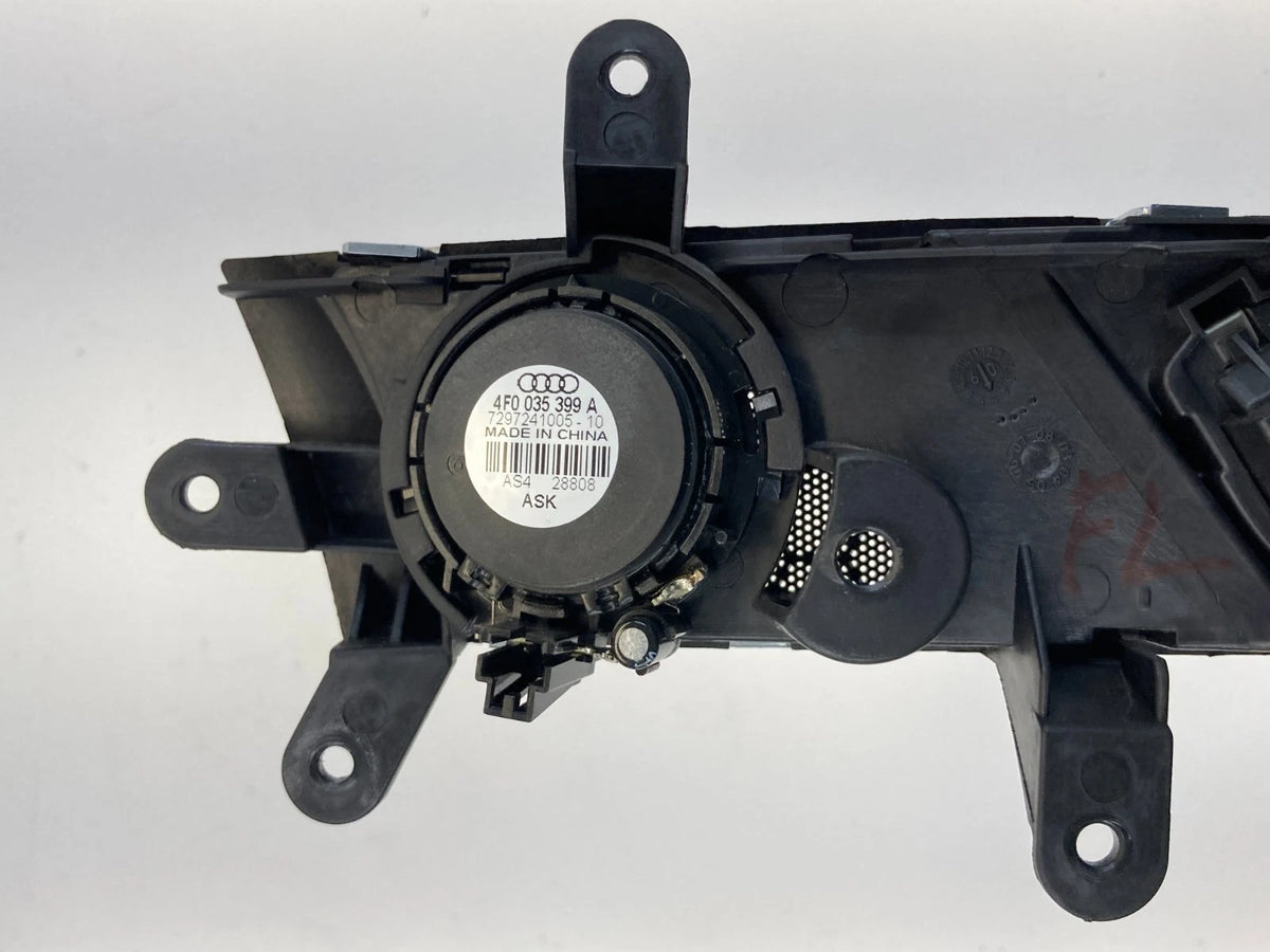 2006-2011 AUDI A6 FRONT LEFT DRIVER SIDE INNER DOOR HANDLE W/TWEETER 4F0837019C