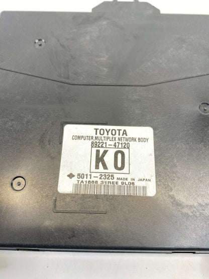 2010 2011 Toyota Prius Multiplex Network Body Control Module 89221-47120