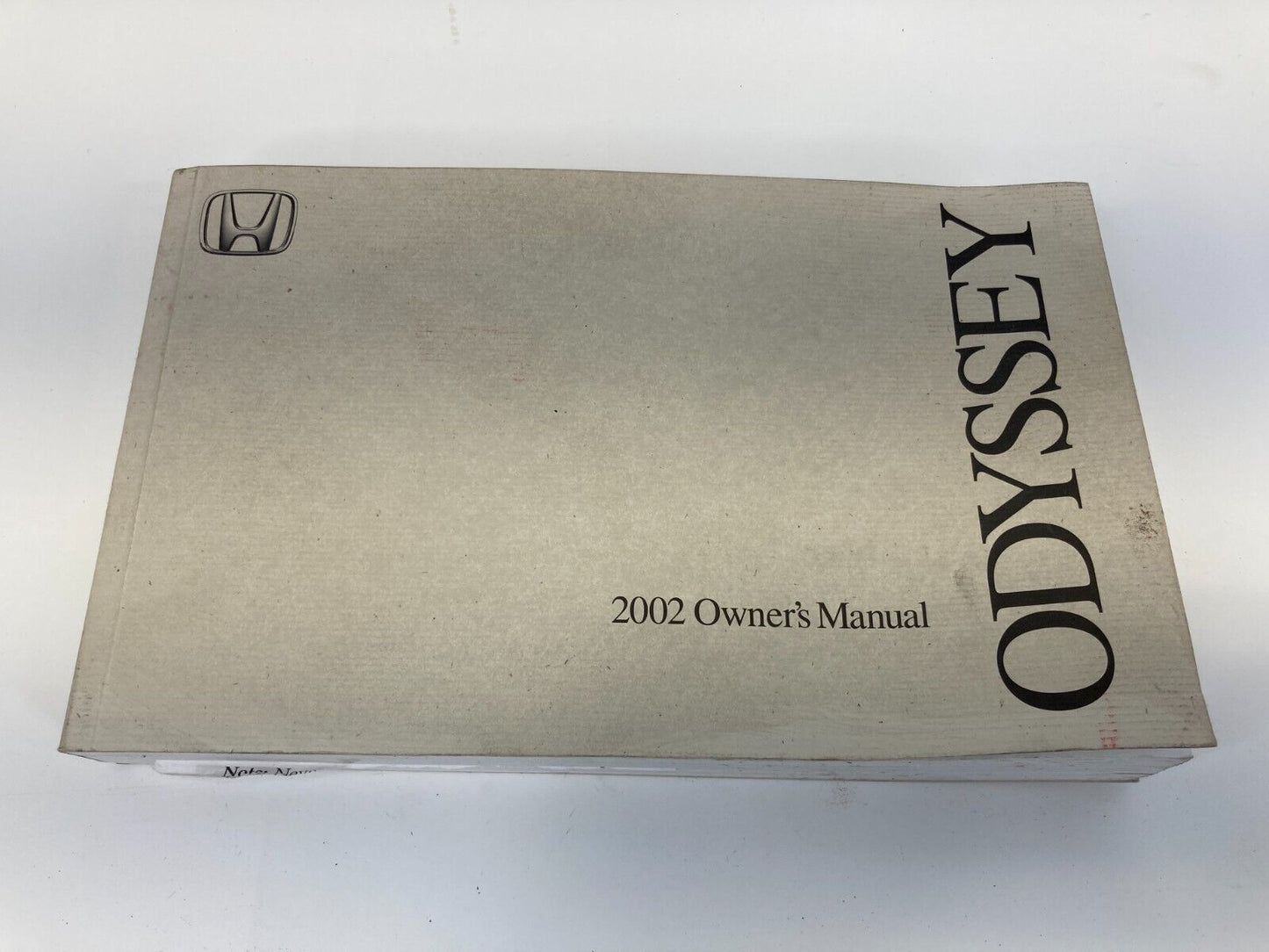 2002 02 Honda Odyssey Owners Manual User Guide Infomation Book OEM