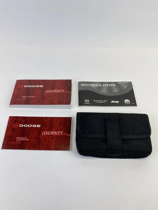2009 DODGE JOURNEY OWNER'S MANUAL & WARRANTY INFORMATION GUIDE BOOK W/ CASE OEM