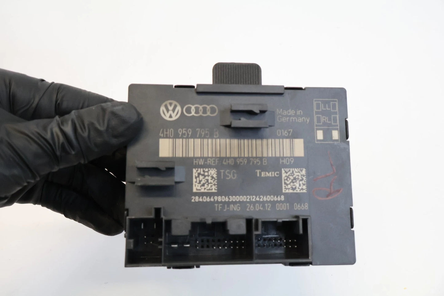 2011-2014 VW VOLKSWAGEN TOUAREG REAR LEFT DOOR CONTROL MODULE 4H0-959-795-B OEM