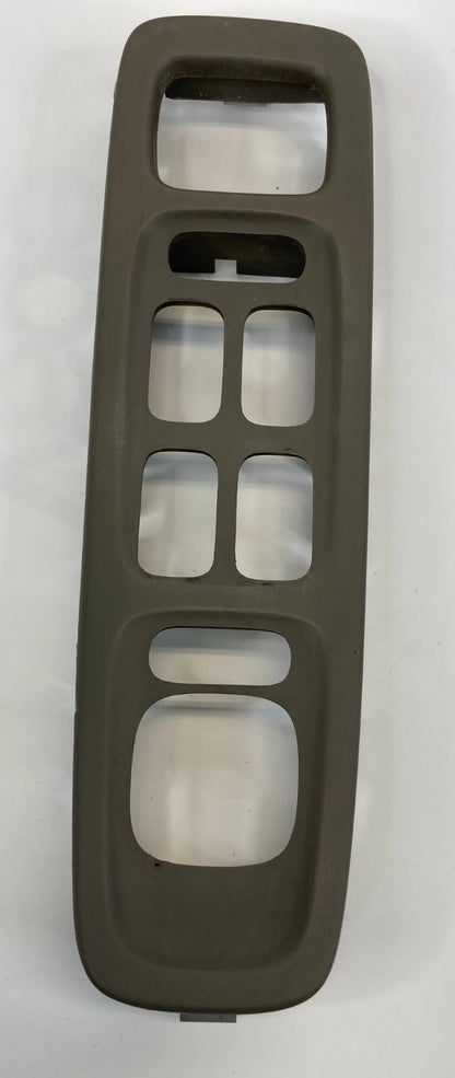 2000-2005 CADILLAC DEVILLE SEDAN FRONT LEFT DOOR MASTER WINDOW SWITCH BEZEL OEM