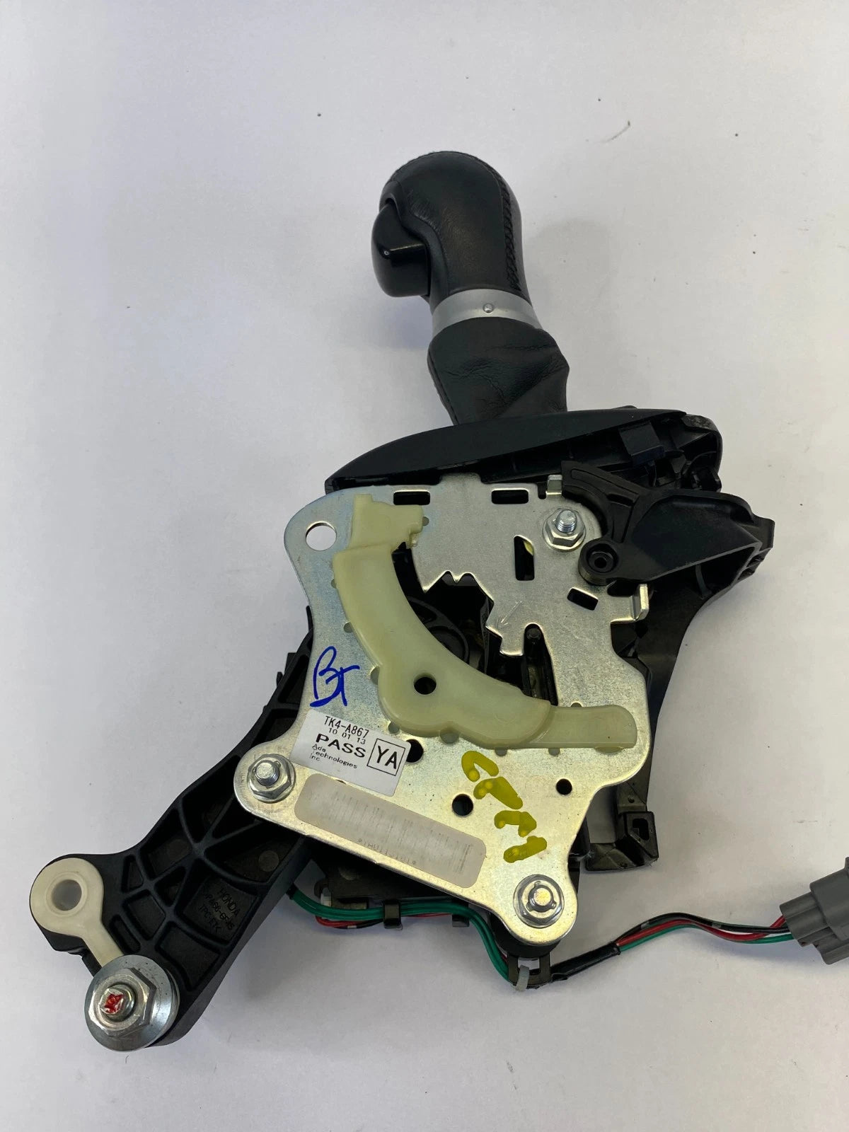2009-2014 ACURA TL A/T FLOOR GEAR SHIFTER SELECTOR LEVER W BOOT KNOB LEATHER OEM
