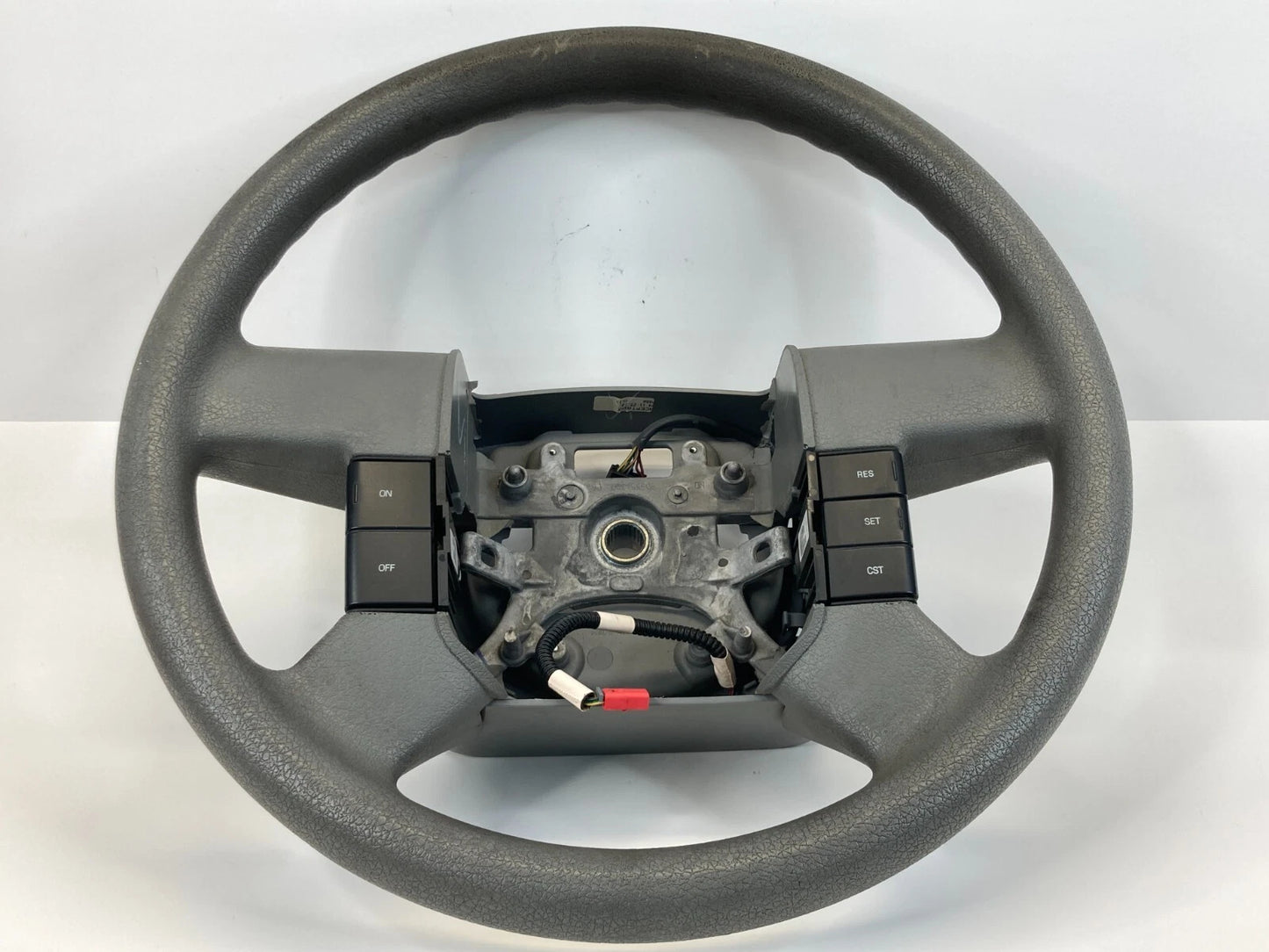 04-08 FORD F-150 STEERING WHEEL W/ CRUISE CONTROL BUTTONS GRAY 5L343600BD32NC