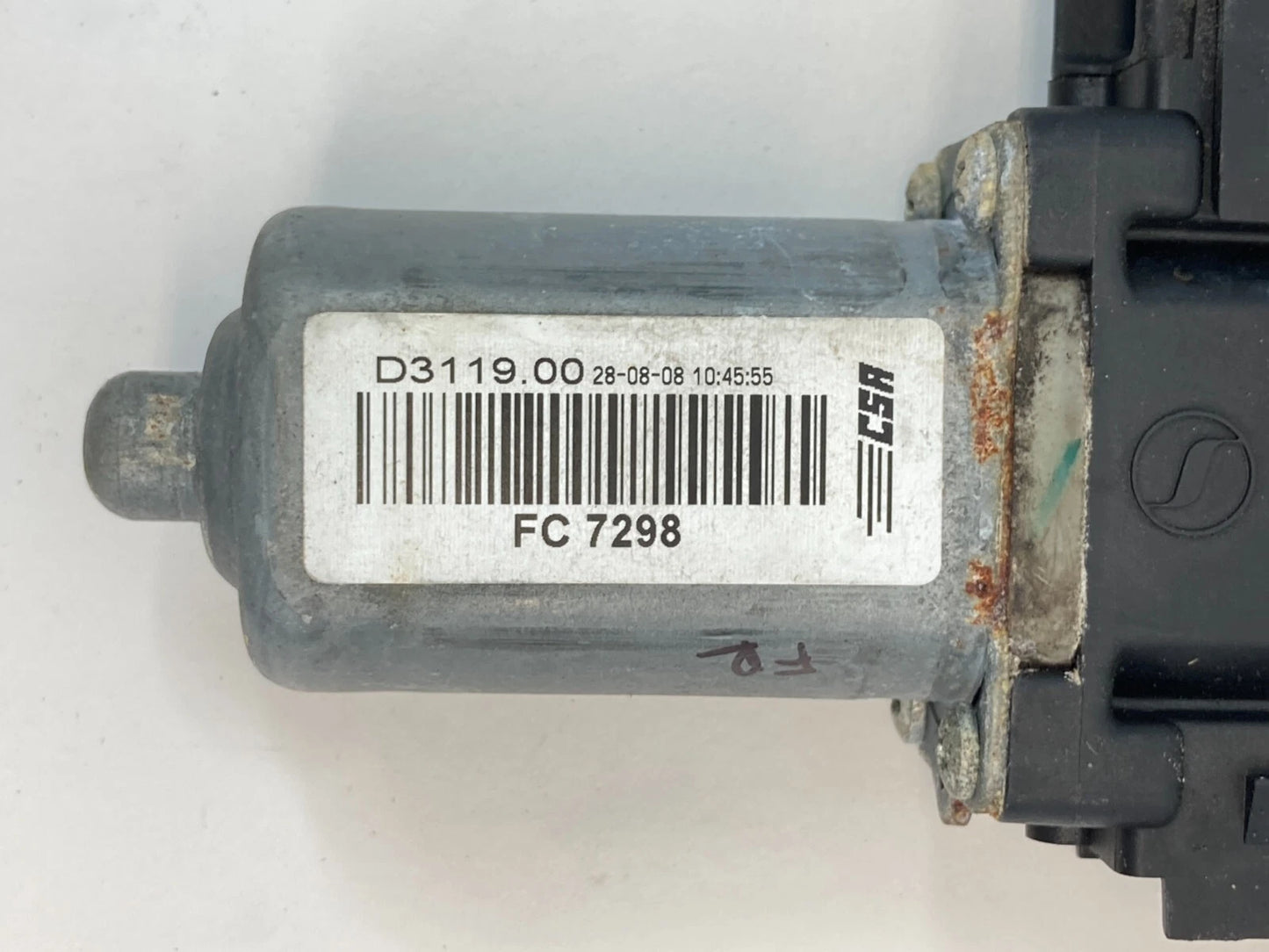 2009-2015 JAGUAR XF FRONT RIGHT PASSENGER SIDE DOOR WINDOW MOTOR ASSEMBLY OEM