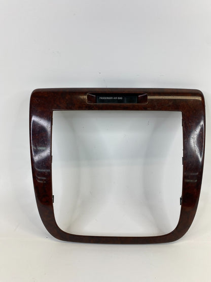 2006-2013 Chevrolet Chevy Impala Dash Radio Surround Bezel Trim 15803854 OEM