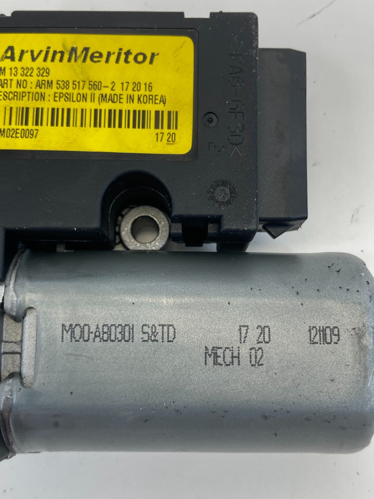 2011 Buick Regal 2014-2016 Buick LaCrosse Sunroof Sun Roof Motor 13322329 OEM