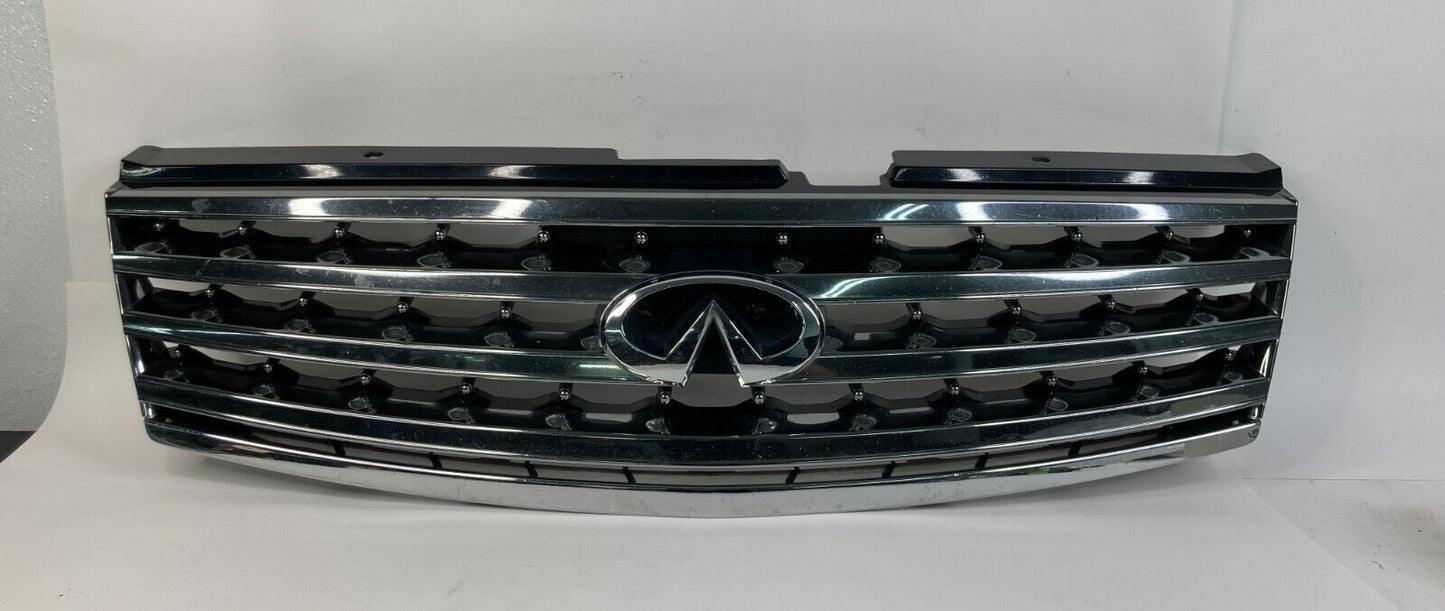 2006 2007 06 07 Infiniti M35 M45 Front Bumper Upper Grill Grille w/ Emblem OEM