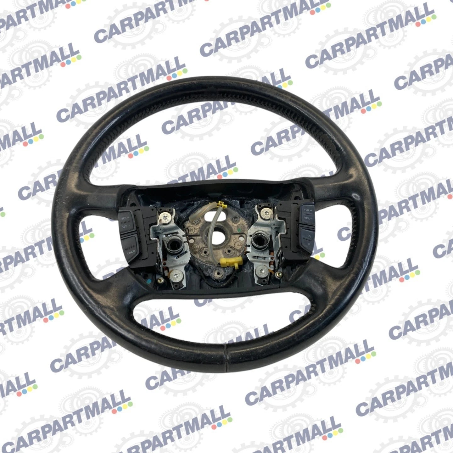 2001-2005 VOLKSWAGEN JETTA STEERING WHEEL W/ CONTROLS 4 SPOKE BLACK LEATHER