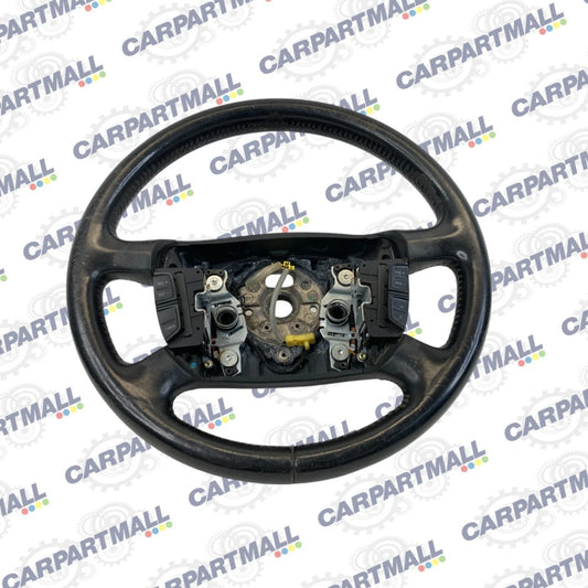 2001-2005 VOLKSWAGEN JETTA STEERING WHEEL W/ CONTROLS 4 SPOKE BLACK LEATHER