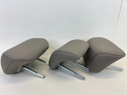 2013 2014 2015 Honda Civic Coupe Set of 3 Headrest Assembly Rear w/Leather Beige