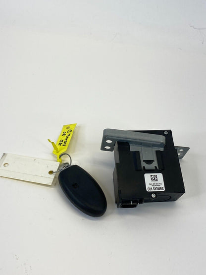 07 08 Infiniti G35 Card Slot Reader Control Module w/ Remote Key Start Switch