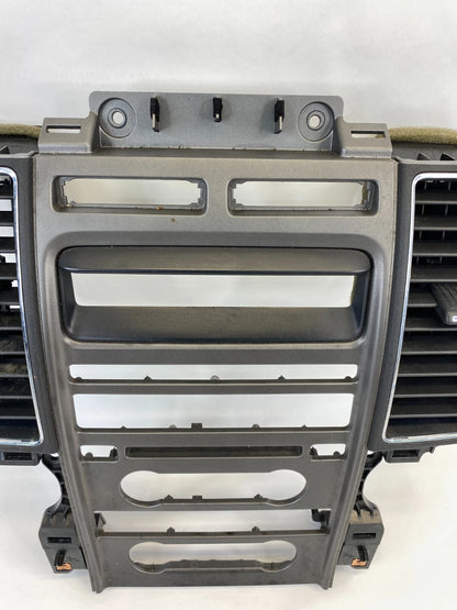 2010-2012 FORD TAURUS DASH CENTER RADIO CLIMATE CONTROL TRIM COVER W/ AIR VENTS