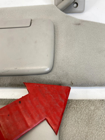 2007-2010 FORD EDGE LEFT & RIGHT SUNVISOR SUN VISOR SET W/O ILLUMINATED MIRROR